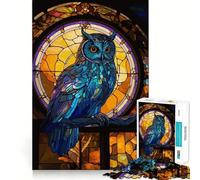 Puzzle di gufi e altri animali per ragazzi, 1000 pezzi, gioco di logica stimolante, silenzioso, con bordi netti, regalo elegante (38x26cm)