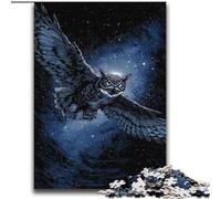 Puzzle di gufi magici per adulti e adolescenti, puzzle da 2000 pezzi, gioco stimolante e gioco per famiglie con poster abbinato e foglio di quiz (70x100cm)