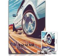 Puzzle di guida Cadillac Escalade per adolescenti, 1000 pezzi Imparare giocando Regalo sentito per occasioni speciali Dimensioni: 50x75cm