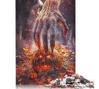Puzzle di Halloween con mostri per adulti e adolescenti, 1000 pezzi, puzzle di carta per adolescenti, regali, gioco rompicapo, 1000 pezzi (75x50 cm)