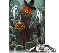 Puzzle di Halloween Killer per adulti Puzzle da 1000 pezzi per adolescenti dai 12 anni in su Regali per la vigilia di Natale 1000 pezzi (75x50 cm)