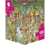 Heye - Puzzle Korki Paul: Casette sugli alberi - 1000 Pezzi