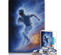 Puzzle di hockey su ghiaccio da 1000 pezzi per adolescenti, gioco stimolante e gioco in famiglia con pezzi completamente interconnessi di forma casuale (38x26cm)