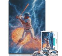 Puzzle di hockey su ghiaccio per adolescenti da 1000 pezzi, gioco stimolante e gioco in famiglia con pezzi completamente interconnessi di forma casuale (50x75cm)