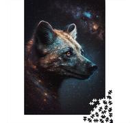 Puzzle di iena africana Galaxy Art, puzzle rettangolare di carta per bambini e adulti dai 12 anni in su, regalo di compleanno 1000 pezzi (38x26 cm)