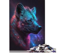 Puzzle di iena africana Galaxy, giochi creativi, puzzle di cartone premium per donne e uomini, regalo di compleanno 1000 pezzi (75x50 cm)