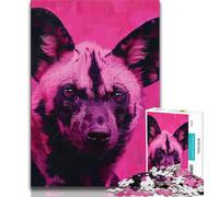 Puzzle di iene per adolescenti, 1000 puzzle, difficili da completare ma divertenti e spiritosi, regalo di compleanno, regali, arte murale (38x26cm)