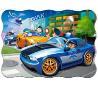 Puzzle di inseguimento poliziesco 30 pezzi per bambini 4+ di Castorland
