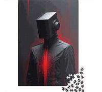 Puzzle di intelligenza artificiale da 1000 pezzi per adulti e puzzle di carta, gioco educativo per famiglie, 38x26 cm/1000 pezzi