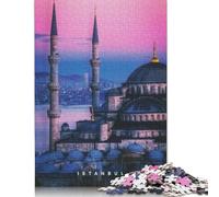 Puzzle di Istanbul Decompression Toys Puzzle rettangolare di carta per bambini e adulti dai 12 anni in su Regali di Natale 1000 pezzi (38x26 cm)