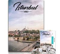 Puzzle di Istanbul per adolescenti, puzzle da 1000 pezzi, aiuta il cervello a esercitare i giocattoli avvincenti per coltivare la pazienza, un'opera d'arte 38x26cm