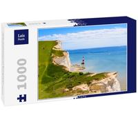 Puzzle di Lais Scogliere di gesso bianco e faro di Beachy Head, Eastbourne, East Sussex, Inghilterra 1000 pezzi