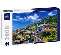 Puzzle di Lais Tempio di Haedong Yonggungsa e Lago Haeundae a Busan, Corea del Sud 2000 Pezzi