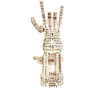 puzzle di legno 3D, Esoscheletro meccanico in legno 3D a mano 448PCS Avambraccio con pollice regolabile dita articolate