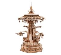 puzzle di legno 3D, Kit modello di edificio meccanico for torre volante in legno 3D