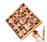 Puzzle di legno - Assemblaggio con Incastro e Sblocco | Puzzle di legno per bambini | Per Classe, Riempicalza, Il Viaggio, La Scuola, Ragazze, Ragazzi, Il Compleanno, La Gita, I Bambini
