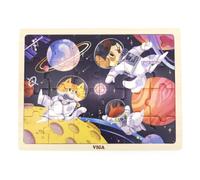Puzzle di legno avventura spaziale