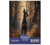 Puzzle Di Legno Cane dobermann Artee Stampa Di Qualit Giochi Rilassamento E Intelligence Animale Divertimento Gioco Da 1000 Pezzi Per Adulti Bambini 70x50cm/1000pcs