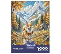 Puzzle Di Legno Corgi Artee con ritratto di canee Stampa Di Qualit Giochi Rilassamento E Intelligence Animale Divertimento Gioco Da 1000 Pezzi Per Adulti Bambini 38x26cm/1000pcs