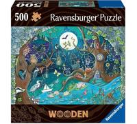 Puzzle Ravensburger 17516 Fantasy Forest Legno 500 Pezzi