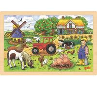 Puzzle di legno Fattoria di Mr. Miller - 24 pezzi