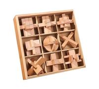 Puzzle di legno Giocattolo Educativo Sblocca-Incastro
