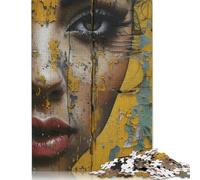 Puzzle di legno Muse, rettangolare, in cartone riciclato al 100%, per regali per adulti e bambini, 1000 pezzi (26x38 cm)