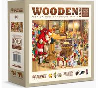Puzzle di legno officina di Babbo Natale