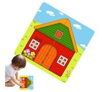 Puzzle di Legno per Bambini Giocattoli Educativi in Legno a Tema Multiplo