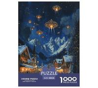 Puzzle Di Legno Piazza del Villaggio Artee Stampa Di Qualit Giochi Rilassamento E Intelligence Piazza Divertimento Gioco Da 1000 Pezzi Per Adulti Bambini 38x26cm/1000pcs