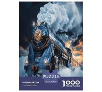 Puzzle Di Legno Treno a vapore Puzzle Arte Stampa Di Qualit Giochi Rilassamento E Intelligence Veicoli Puzzle Divertimento Gioco Puzzle Da 1000 Pezzi Per Adulti Bambini 70x50cm/1000pcs