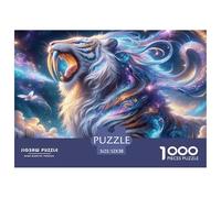 Puzzle di leone Puzzle da 1000 pezzi, animali, ottimi regali, giocattolo di sfida, gioco educativo, decorazione domestica per adulti e bambini di età superiore ai 14 anni 52x38cm/1000pcs