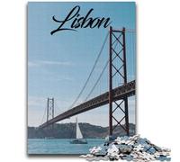 Puzzle di Lisbona, Portogallo, per adulti e adolescenti, modelli da assemblare, ideali come regali per tutta la famiglia, adatti per 14 e 2000 pezzi (70x100cm)