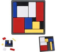 Puzzle di logica rompicapo per bambini e adulti, 88 sfide 4 livelli di difficoltà Puzzle di logica, giocattolo educativo portatile per il pensiero in classe, 1 pezzo