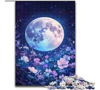 Puzzle di luna piena per adolescenti, antistress, per ammazzare il tempo durante le vacanze, per rafforzare l'amore tra coppie (50x75cm)