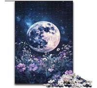 Puzzle di luna piena per adulti e adolescenti, puzzle impegnativi e difficili da realizzare, ideali come regalo per tutta la famiglia (50x75cm)