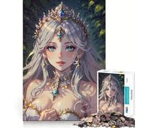 Puzzle di lusso Royal Queen da 1000 pezzi per adolescenti, ideale per rafforzare la memoria, per un divertimento rilassante e di qualità, regalo perfetto (38x52cm)
