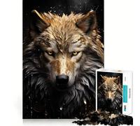 Puzzle di lusso White Wolf da 1000 pezzi,gioco creativo per sviluppare le capacità cognitive,con componenti robusti e facili da tagliare,ideale da portare in viaggio,un vero e proprio regalo