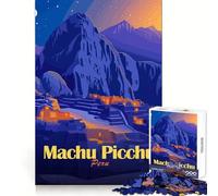 Puzzle di Machu Picchu al crepuscolo per ragazzi,1000 pezzi,stimolanti per la mente,per il tempo libero,ad incastro,eleganti,regalo di Natale (50x75cm)