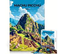 Puzzle di Machu Picchu,Perù,difficile,per adulti,1000 pezzi,stimola la memoria,ideale per il relax e il tempo libero,con bordi nitidi,perfetto come regalo di Natale (38x52cm)