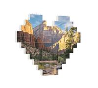 Puzzle di mattoni da costruzione Cuore zion parco nazionale Building Block Puzzle per adulti Puzzle personalizzato Blocco foto Puzzle Home Decor 3D Puzzle di mattoni per donne uomini