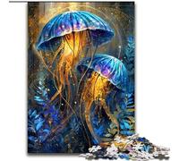 Puzzle di meduse magiche per adulti, puzzle da 1000 pezzi, collezione di artisti di giochi intellettuali, belle arti (dimensioni 50x75cm)
