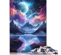 Puzzle di montagna con paesaggi giapponesi, divertimento per tutta la famiglia, puzzle rettangolare di carta per bambini e adulti dai 12 anni in su, regalo di compleanno, 1000 pezzi (75x50 cm)