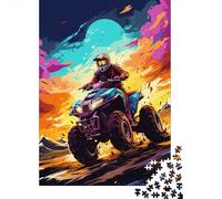Puzzle di montagna in bicicletta, giochi creativi, puzzle di cartone premium, regalo di compleanno, 1000 pezzi (75x50 cm)