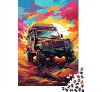 Puzzle di montagna in bicicletta, giochi educativi, attività per la famiglia, puzzle di cartone premium, regalo di Natale 1000 pezzi (75x50 cm)