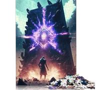 Puzzle di monumenti fantasy, carta rettangolare, puzzle rettangolare per bambini adulti, regali di Natale 1000 pezzi (75x50 cm)