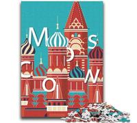 Puzzle di Mosca per adolescenti da 1000 pezzi, perfetti per le serate di gioco, giocattolo colorato per regalo a casa, 2000 pezzi (70x100cm)