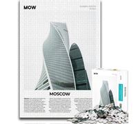 Puzzle di Mosca per adolescenti, puzzle da 1000 pezzi, aiuta il cervello a esercitare i giocattoli avvincenti per coltivare la pazienza Un'opera d'arte, 38x26cm