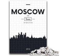 Puzzle di Mosca, Russia per adulti e adolescenti, giochi educativi, decorazioni per la casa, regali di compleanno, decorazioni murali, 1000 pezzi (50x75cm)