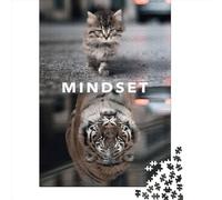 Puzzle di motivazione mentale da 1000 pezzi, puzzle per adulti, gioco intellettuale, puzzle per adulti, 1000 pezzi (75x50 cm)